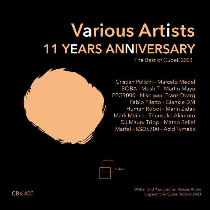 VA – 11 Years Anniversary, The Best of Cubek 2023 CBK400